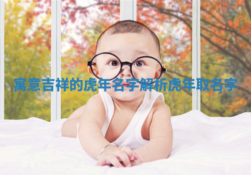 寓意吉祥的虎年名字解析 虎年取名字